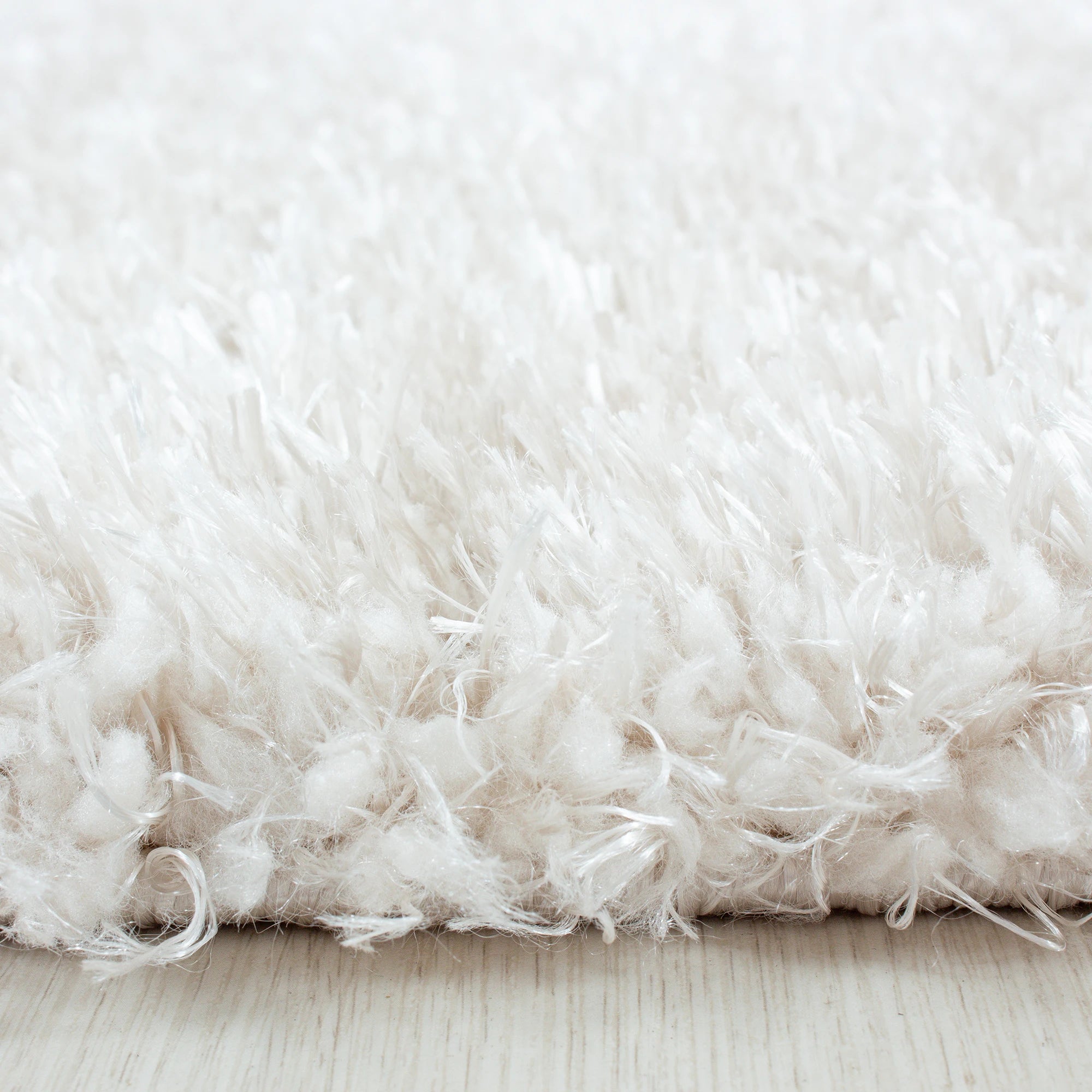 Plain Color Chic Shaggy Rug | Natural