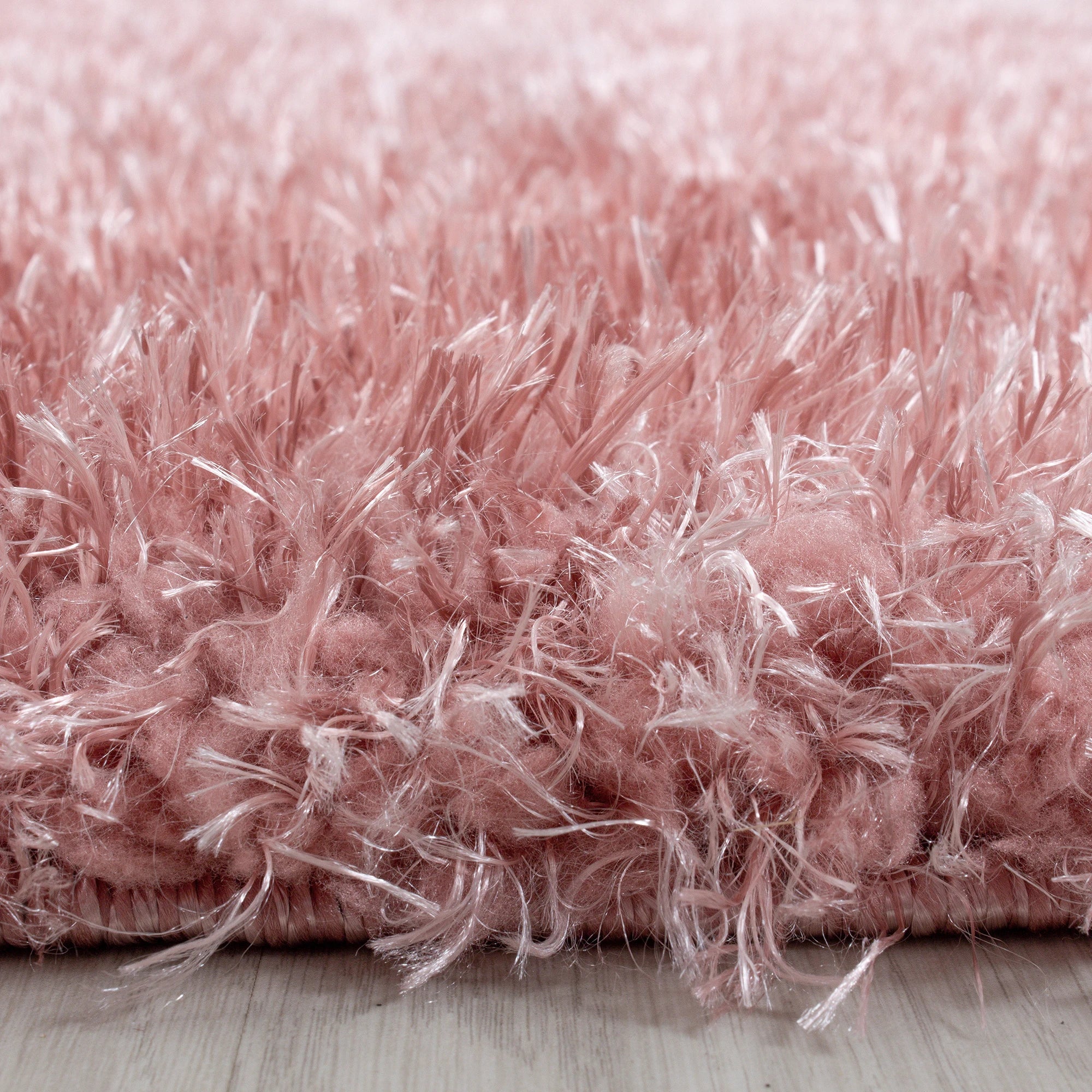Plain Color Chic Shaggy Rug | Pink