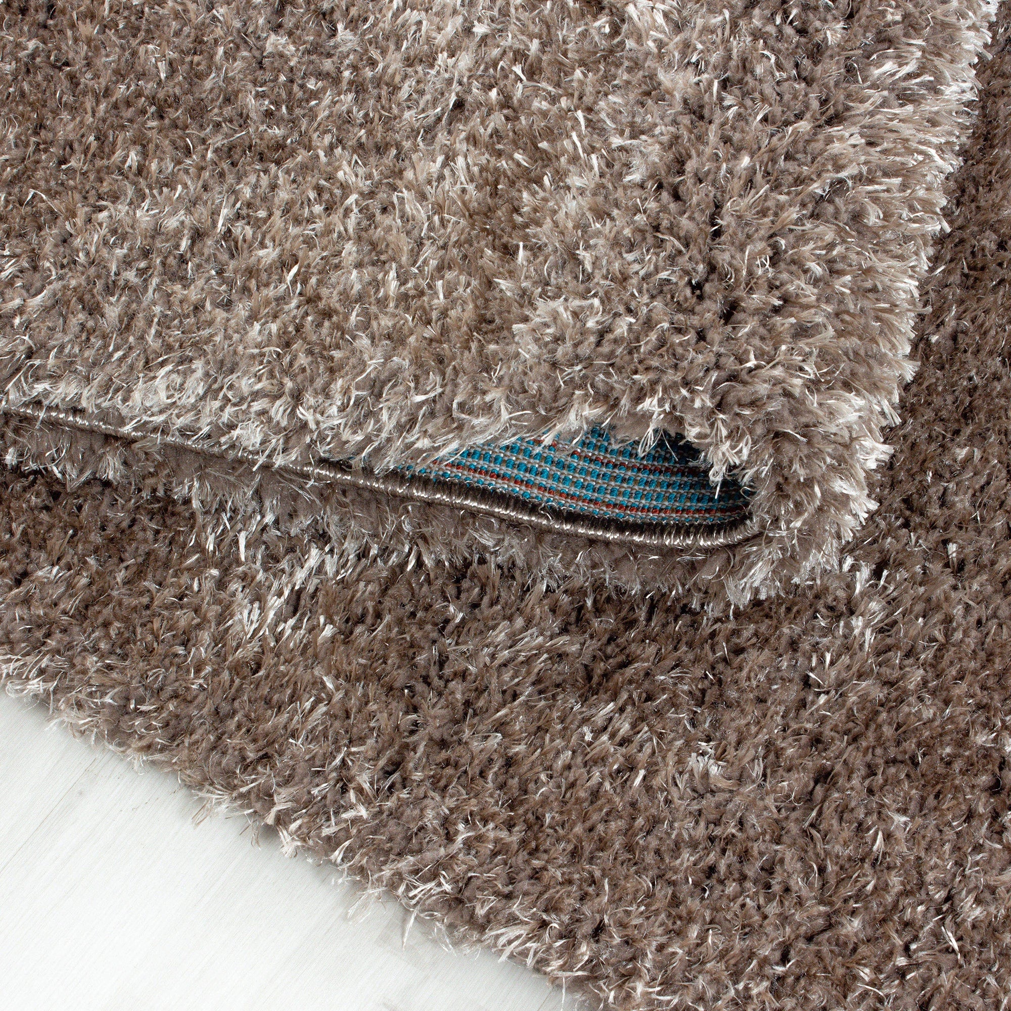 Plain Color Chic Shaggy Rug | Taupe