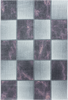 Abstract Marble Effect Checkerboard Area Rug | Lila 