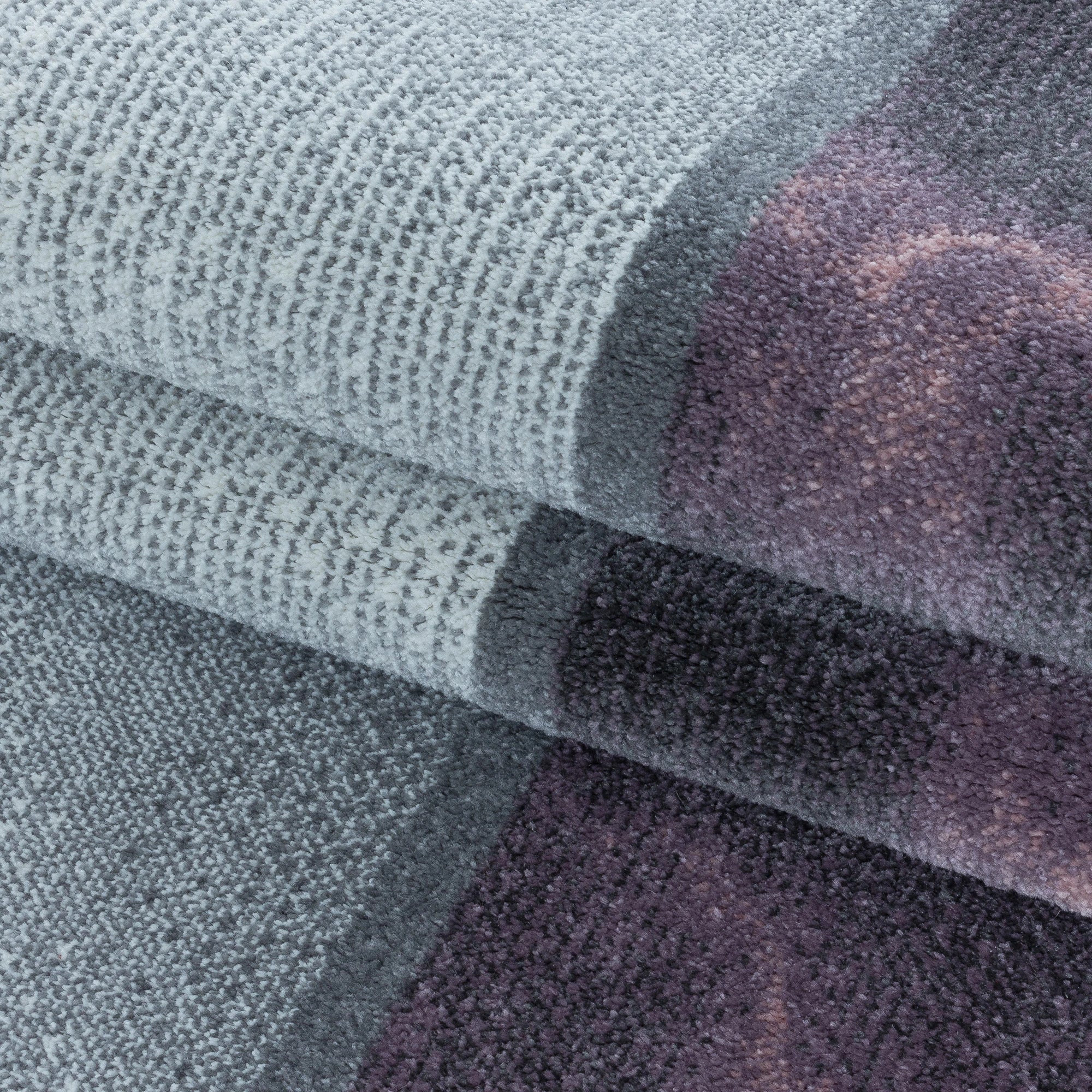 Abstract Marble Effect Checkerboard Area Rug | Lila