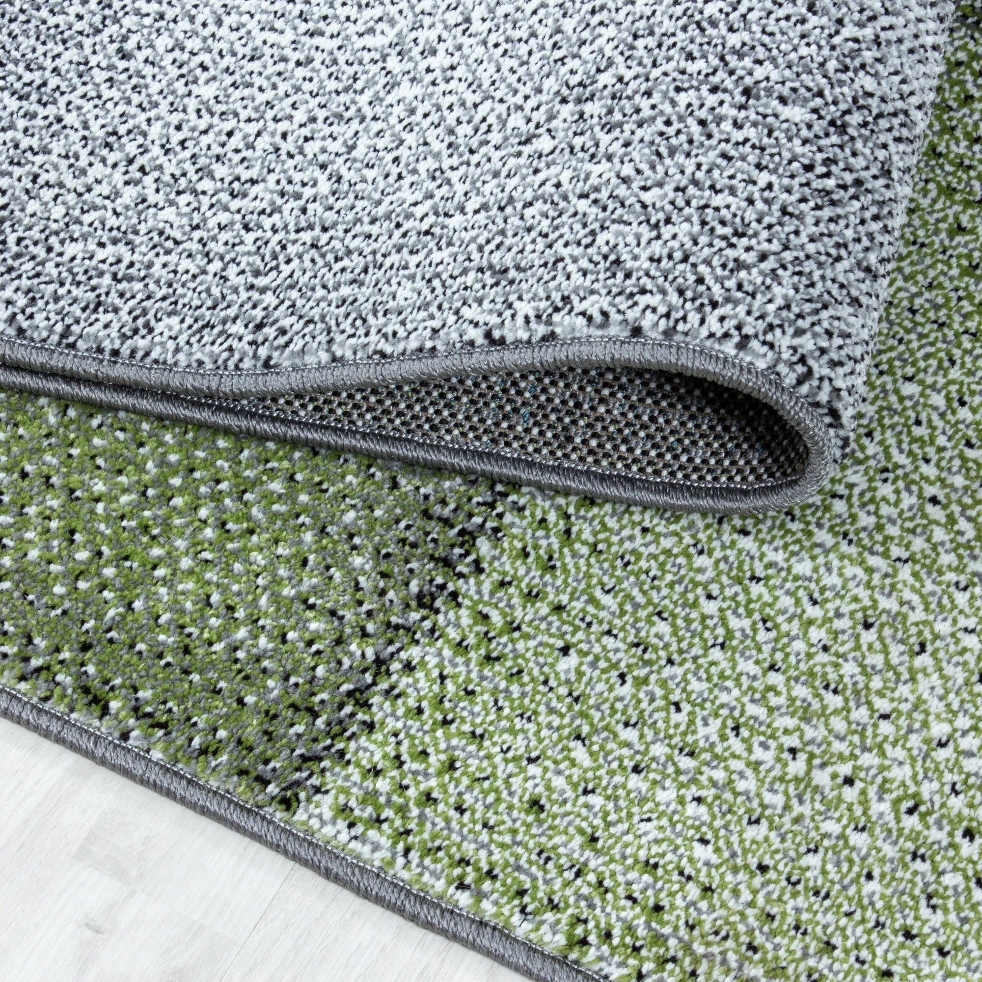 Checkerboard Neutral Decor Living Room Carpet | Green