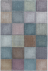 Checkerboard Neutral Decor Living Room Carpet | Multi 