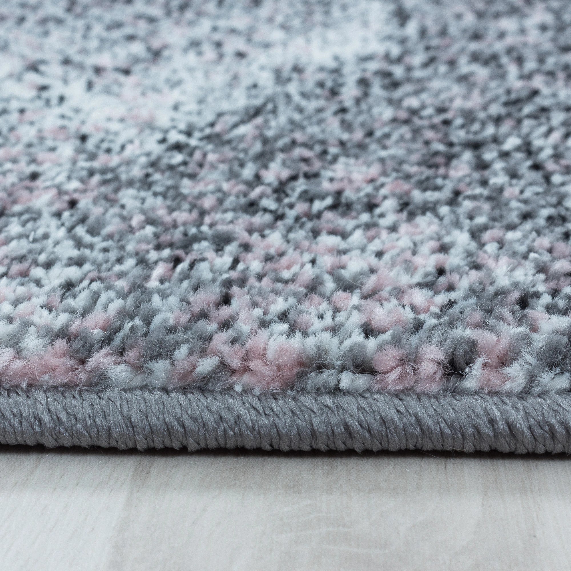 High-Shine Watercolour Effect Carpet | Pink