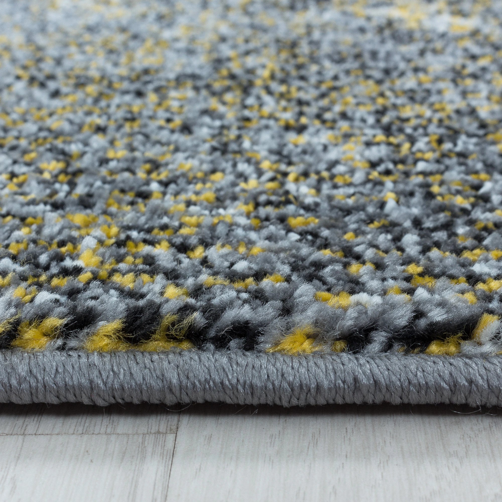 High-Shine Watercolour Effect Carpet | Yellow