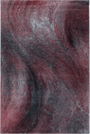 Abstract Distressed Surface Area Rug | Red Red