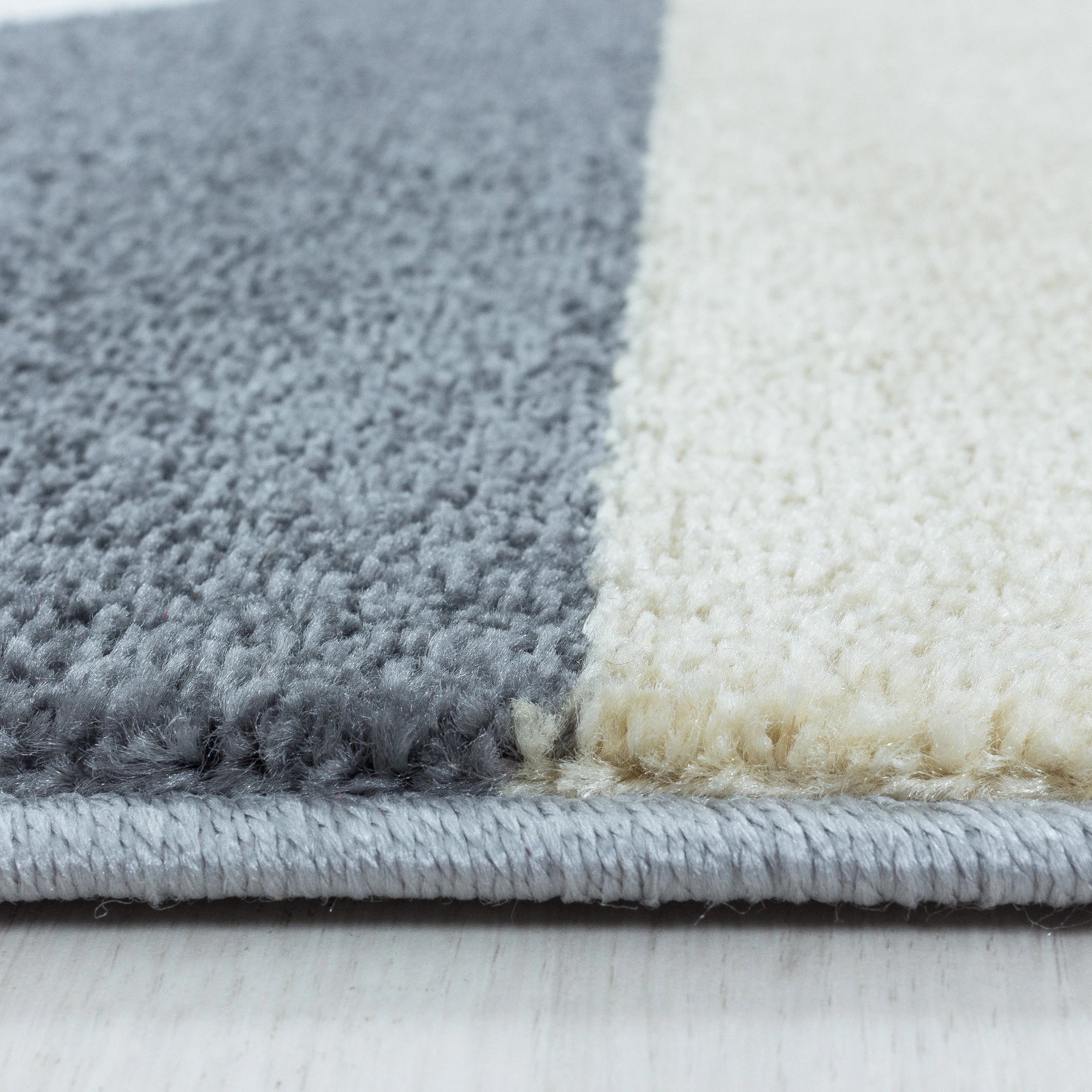 Modern Geometric Triangle Patchwork Area Rug | Yellow