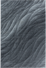 Modern Abstract Wave Contour Area Rug | Gray 