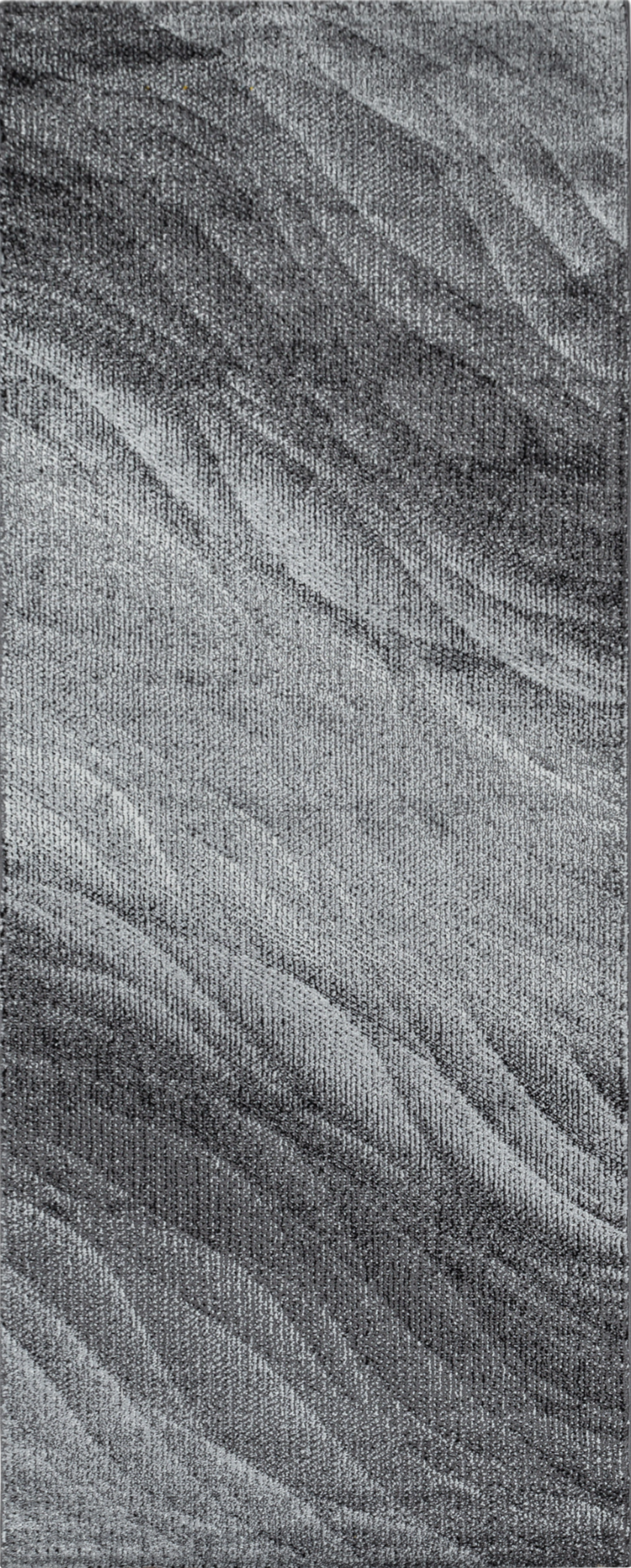 Modern Abstract Wave Contour Area Rug | Gray