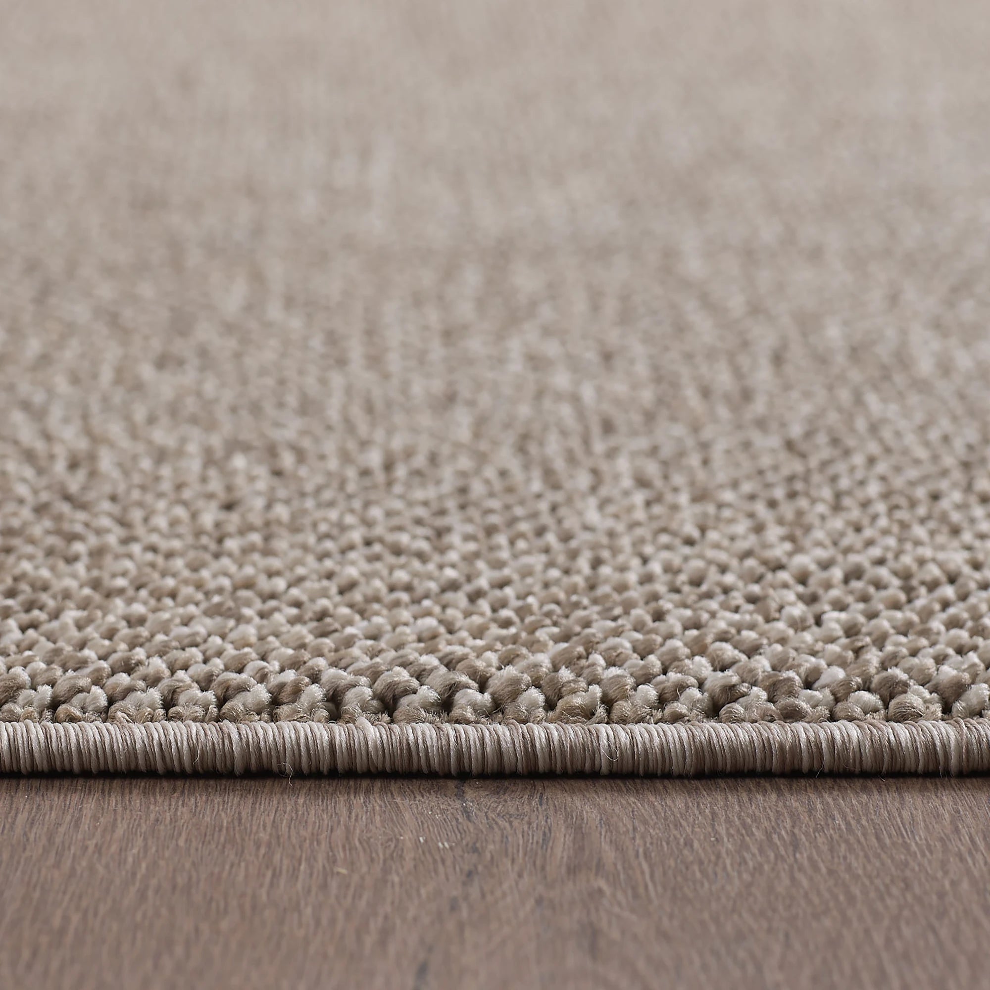 Soft Velvet Textured Rug | Brown