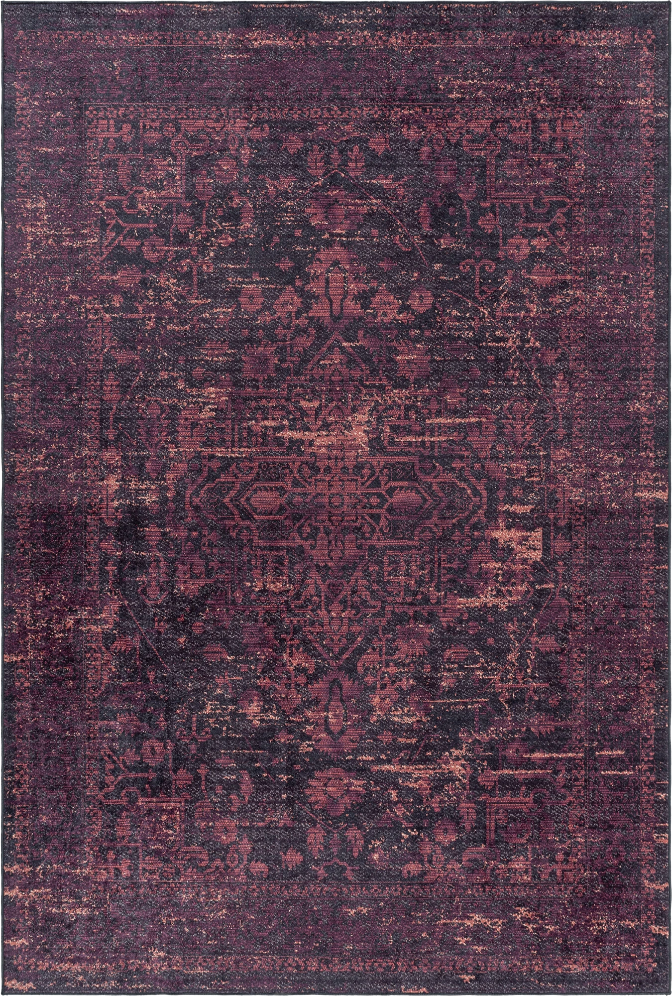 Vintage Cozy Area Rug Red