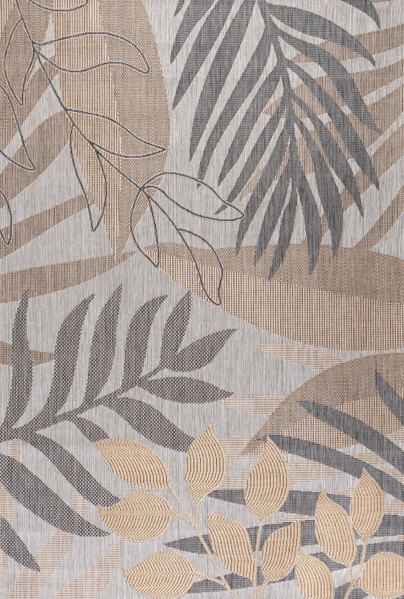 Palm Chic Patio Rug | Beige