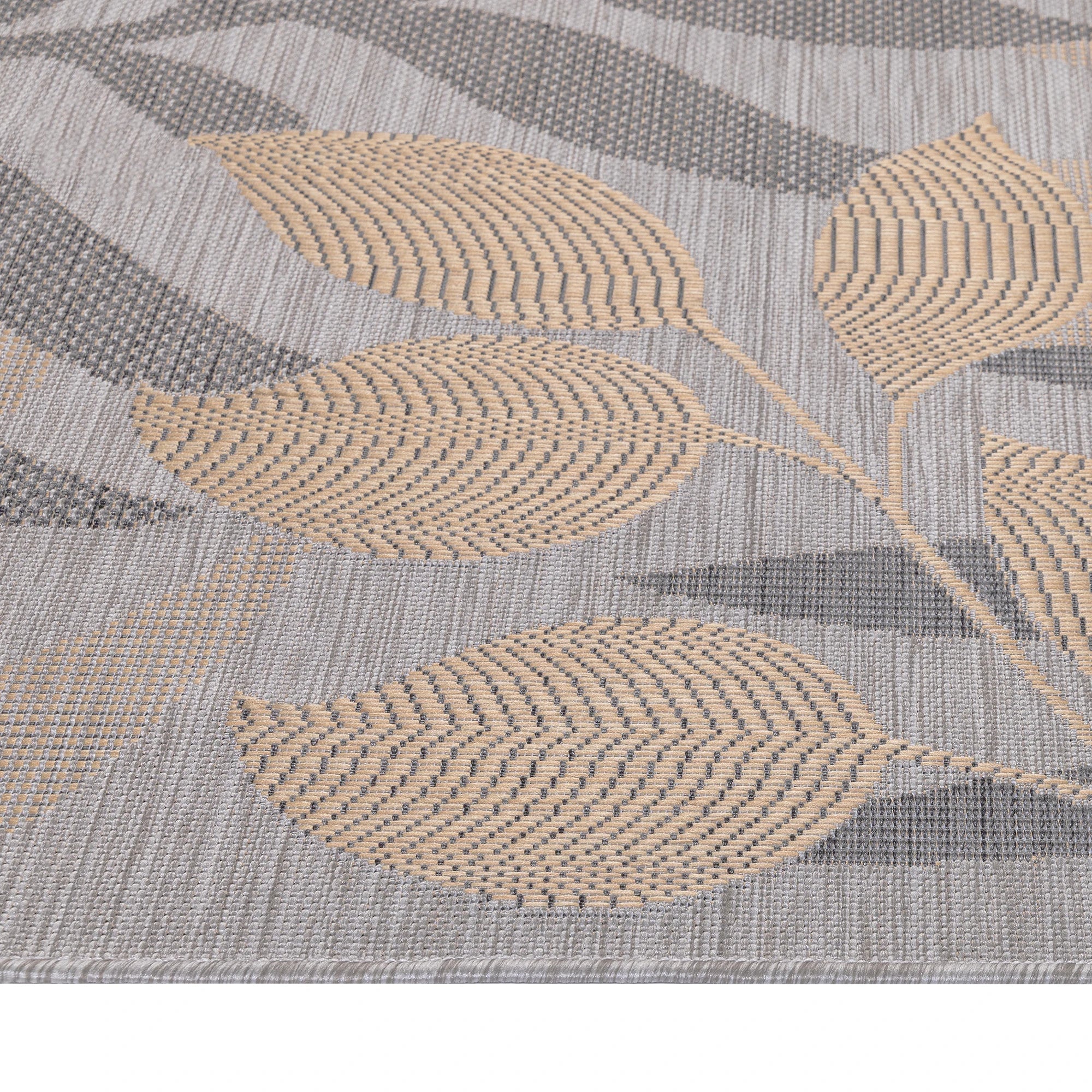 Palm Chic Patio Rug | Beige