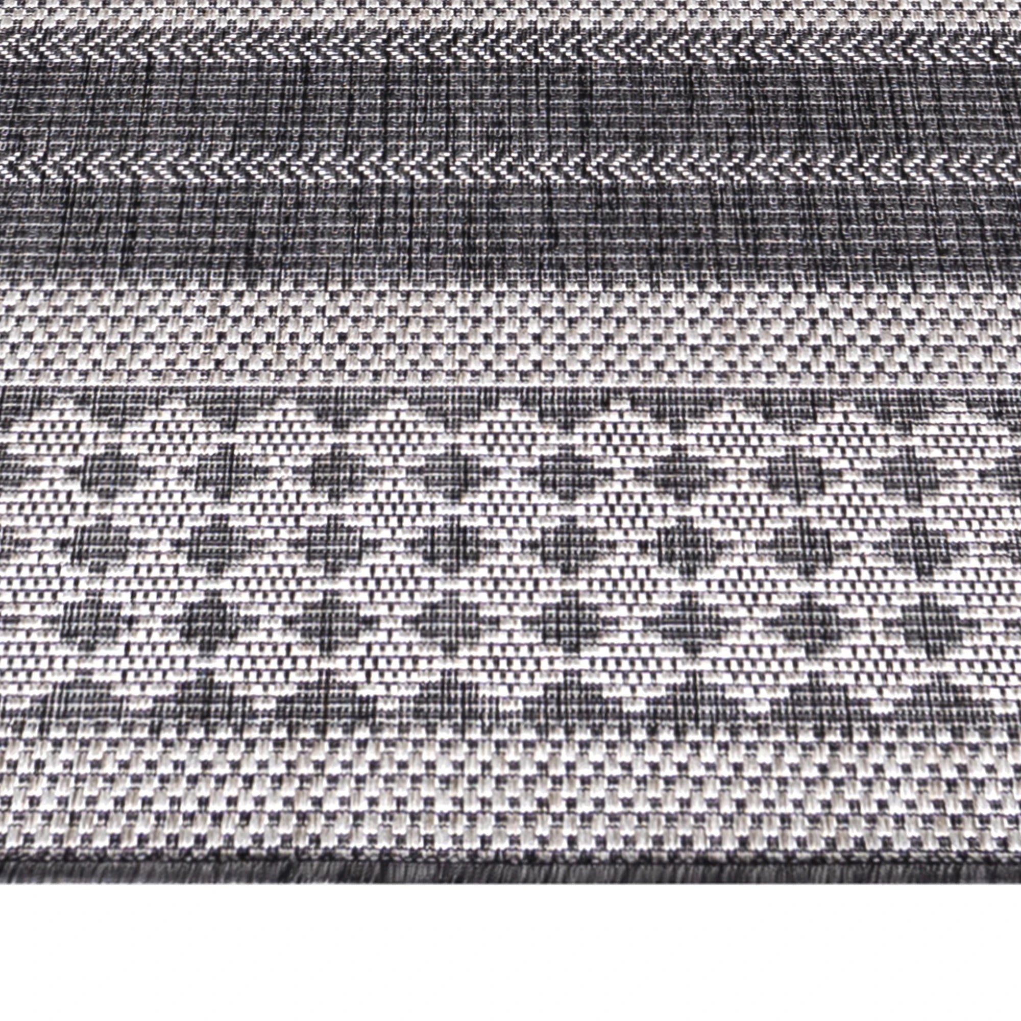 Boho Flatweave Patio Rug - Beige