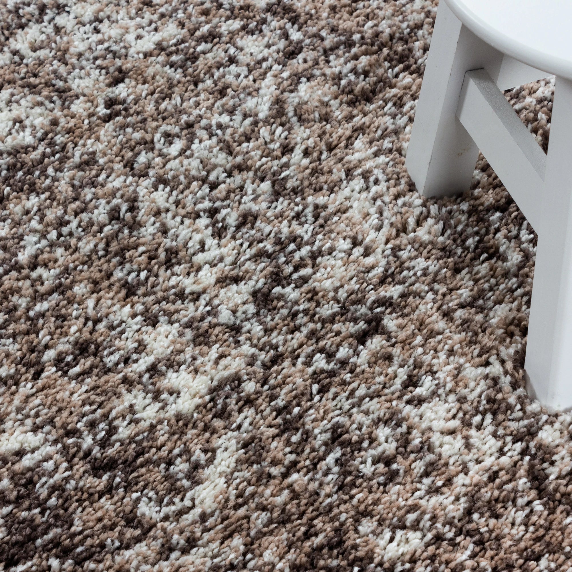 Marled Cozy Area Rug | Beige