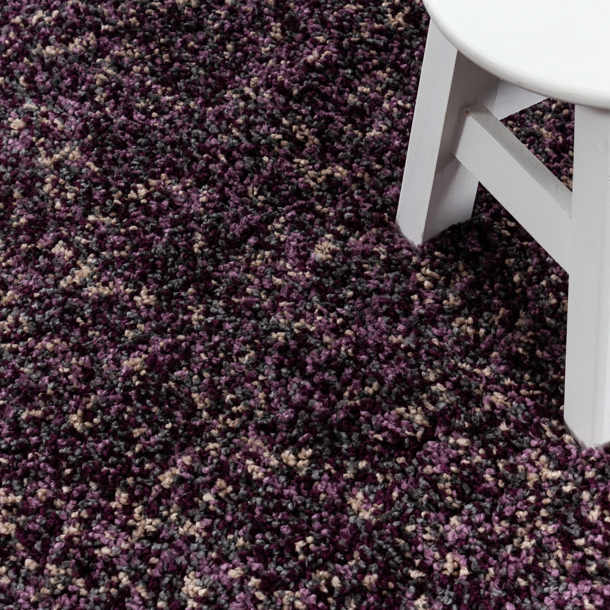 Marled Cozy Area Rug | Violet