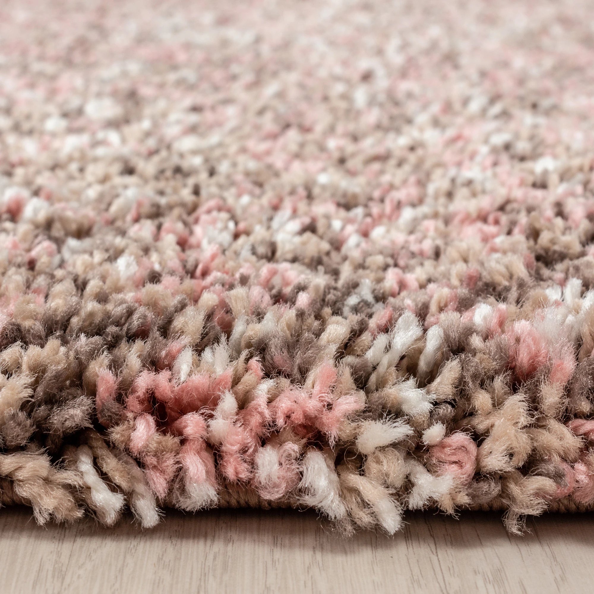 Marled Cozy Area Rug | Rose