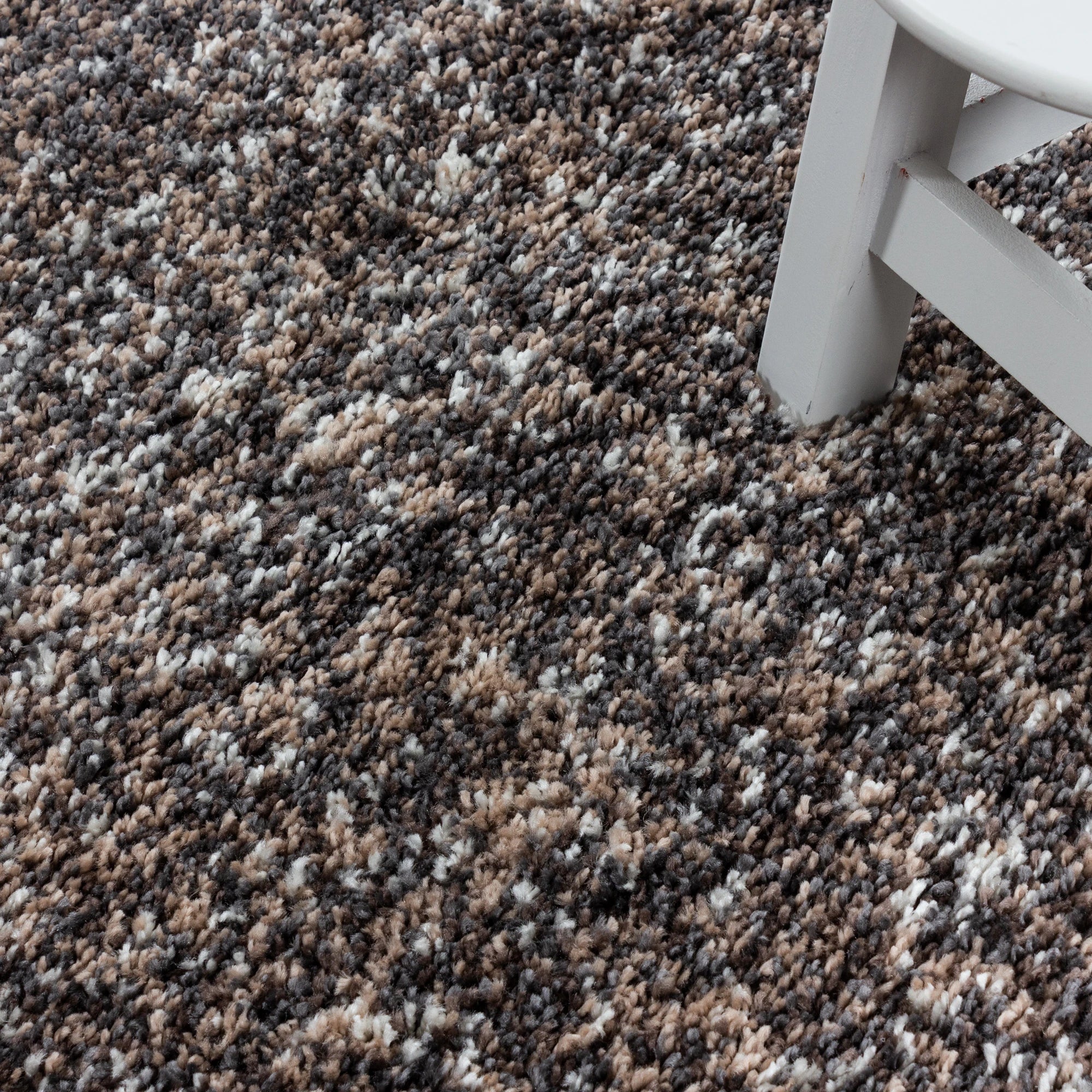 Marled Cozy Area Rug | Taupe