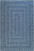 Distressed Blue Outdoor Rug 
