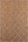 Cross Design Jute Rug | Copper Copper