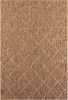 Cross Design Jute Rug | Copper 