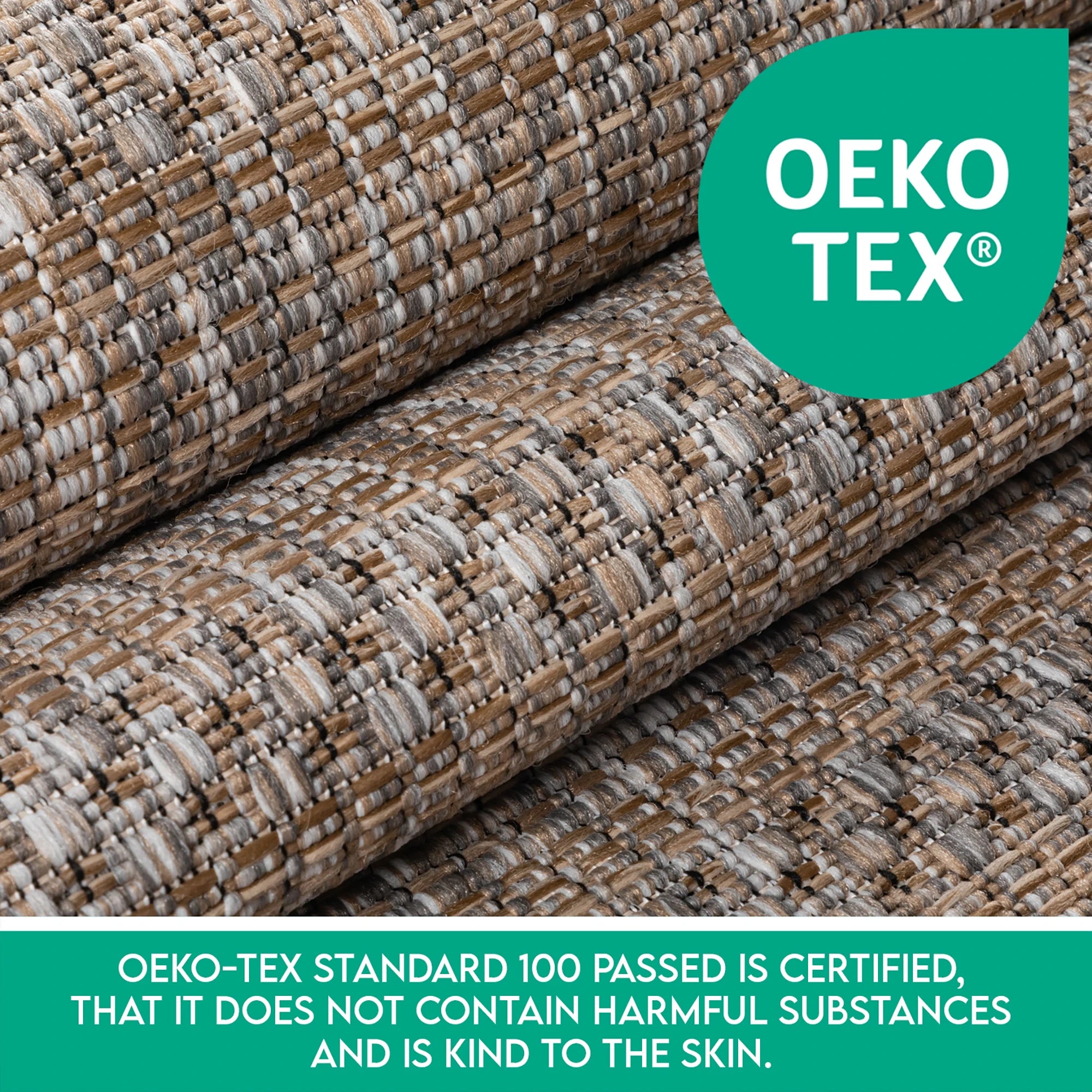 Vintage Jute Weave Rug | Beige