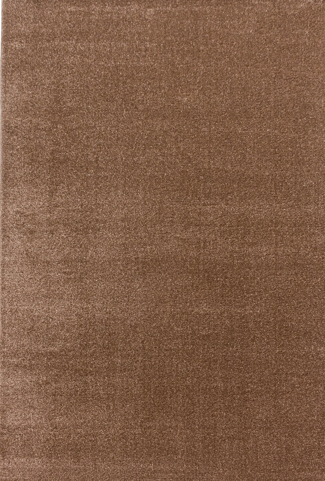 Soft Velvet Look Plain Area Rug | Copper