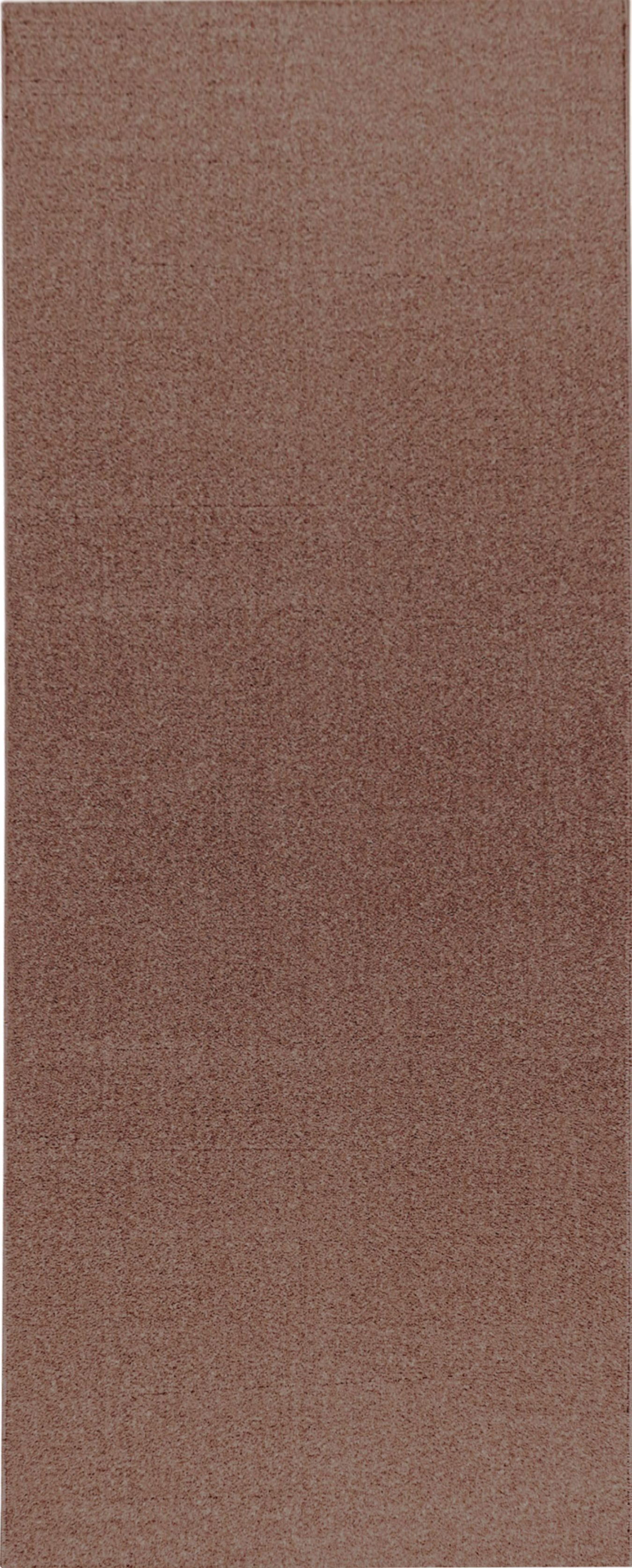 Soft Velvet Look Plain Area Rug | Copper