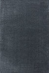 Soft Velvet Look Plain Area Rug | Gray Gray