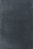 Soft Velvet Look Plain Area Rug | Gray 