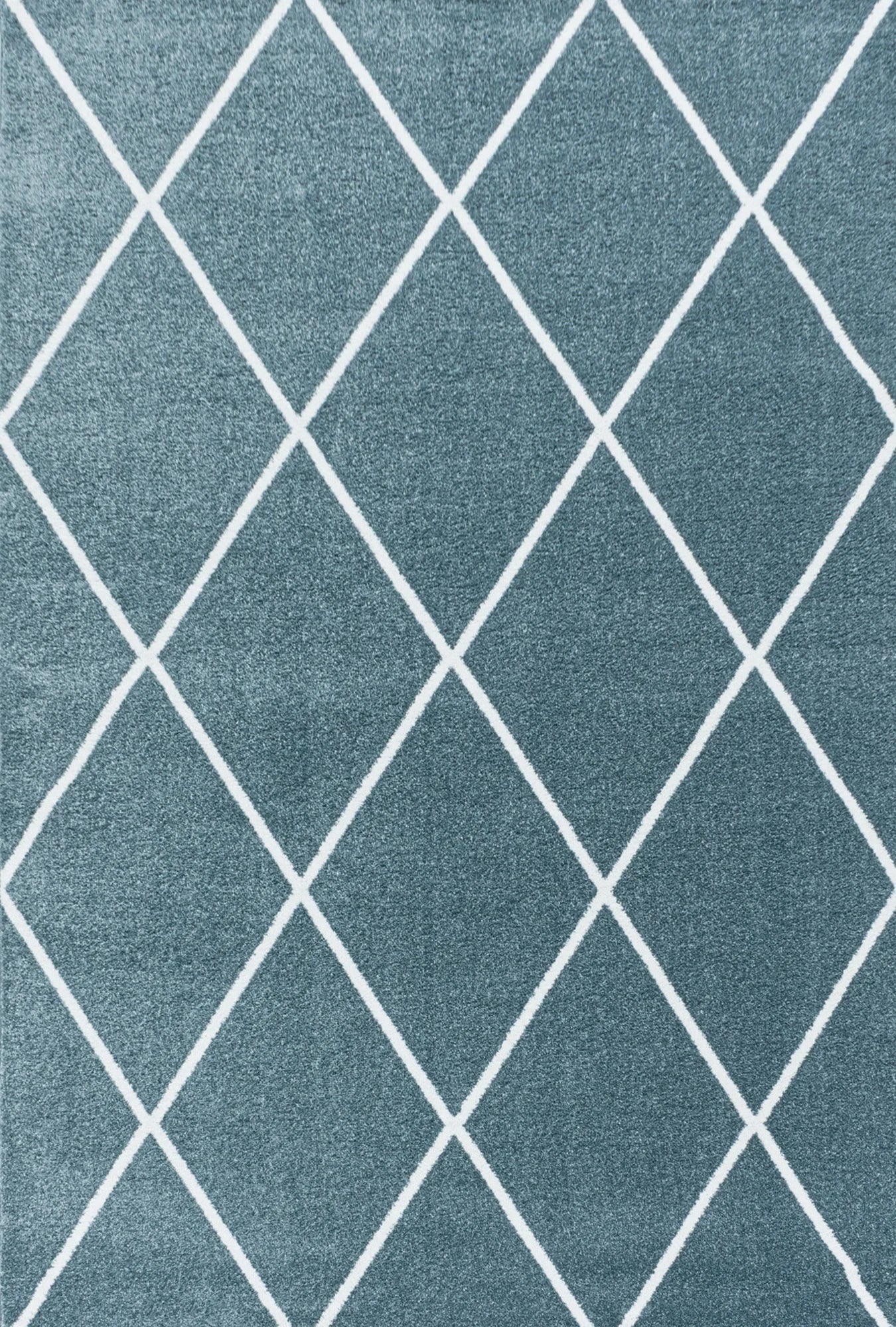 Diamond Cozy Geometric | Blue Rug