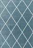 Diamond Cozy Geometric | Blue Rug 