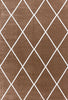 Diamond Cozy Geometric | Copper Rug 