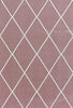 Diamond Cozy Geometric | Rose Rug 