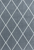 Diamond Cozy Geometric | Silver Rug 
