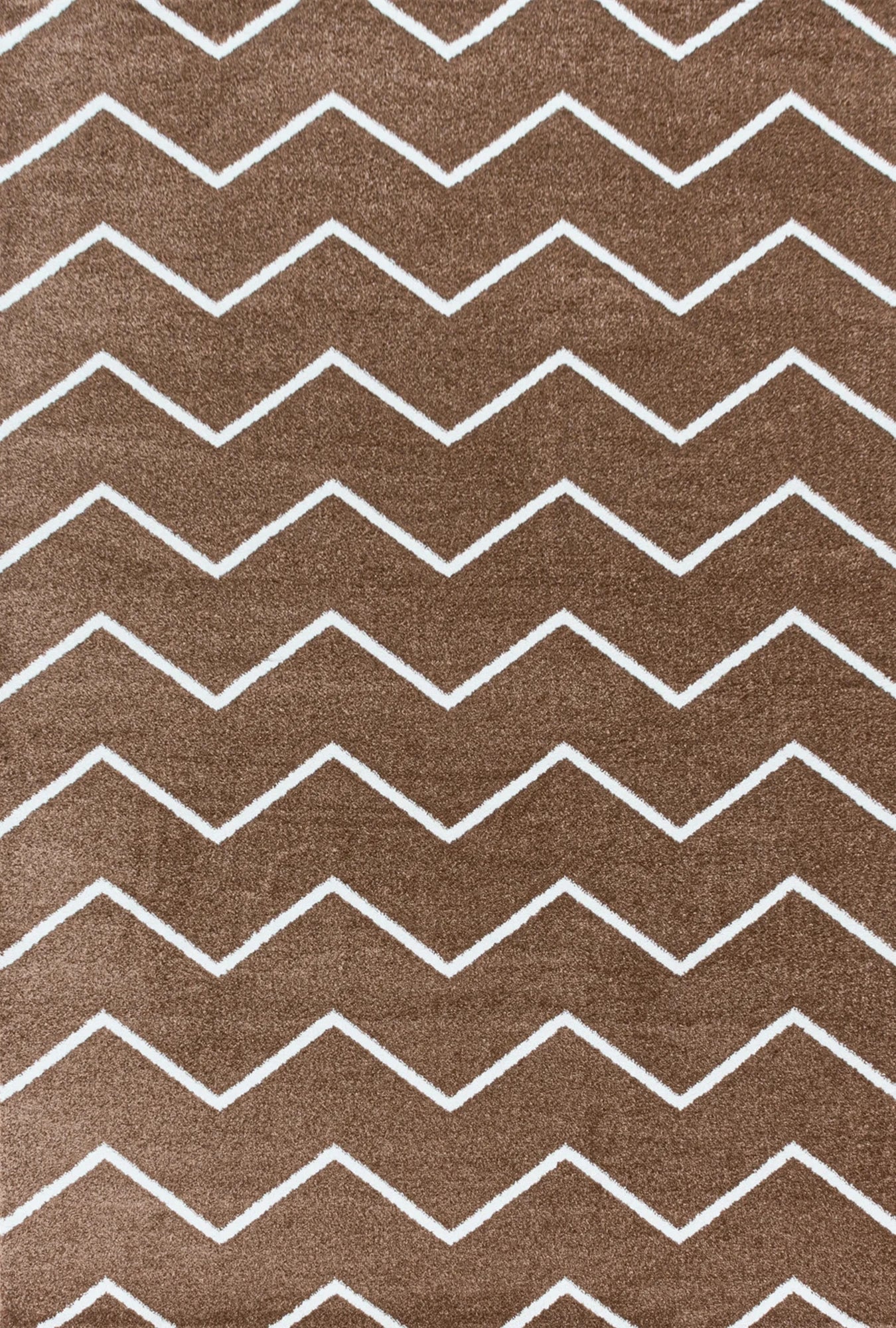 Chevron Zigzag Pattern | Copper Rug