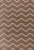 Chevron Zigzag Pattern | Copper Rug 