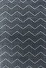 Chevron Zigzag Pattern | Gray Rug 