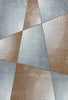 Geometric Shard Design Rug | Copper Rug 