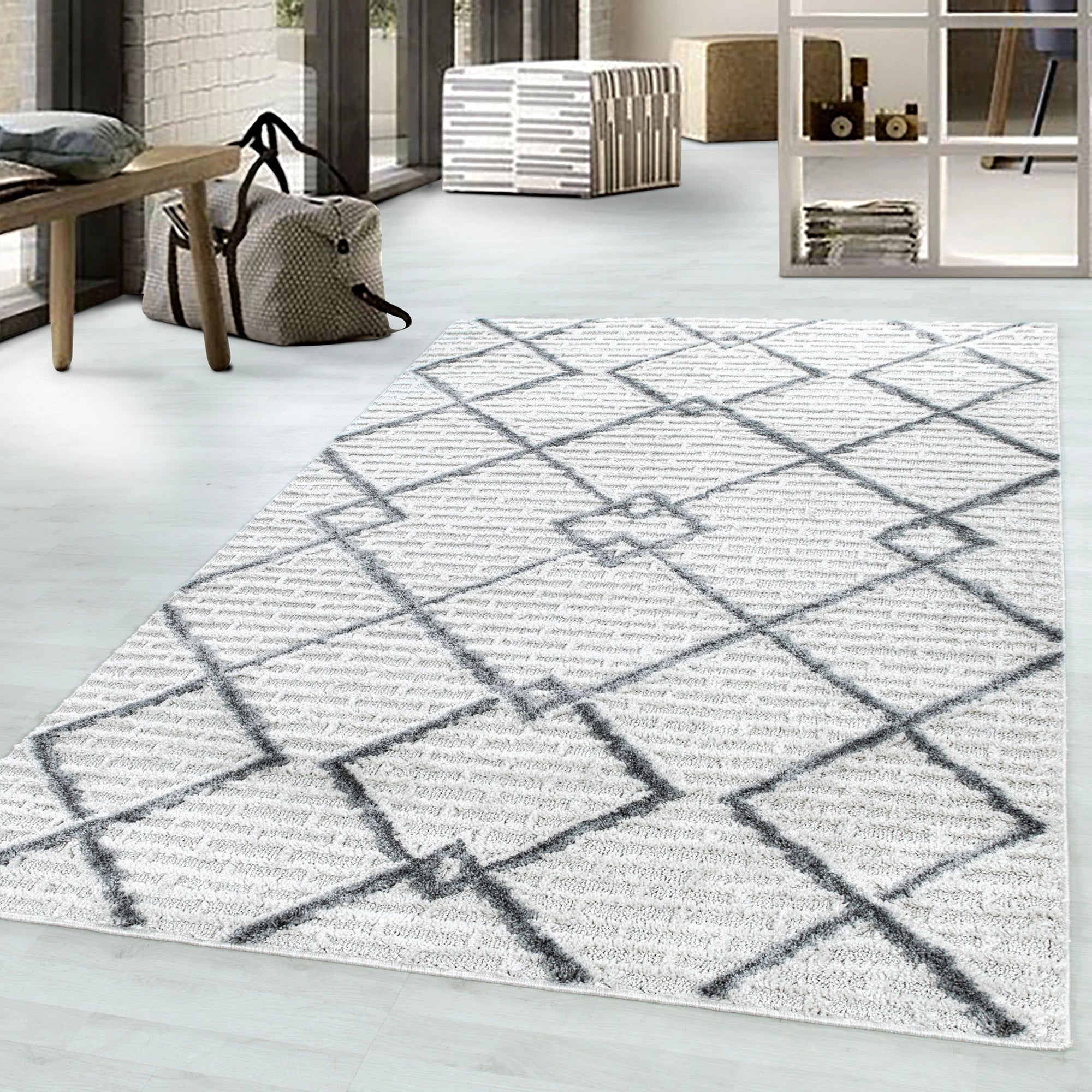 Bohemian Elegant Area Rug | Cream