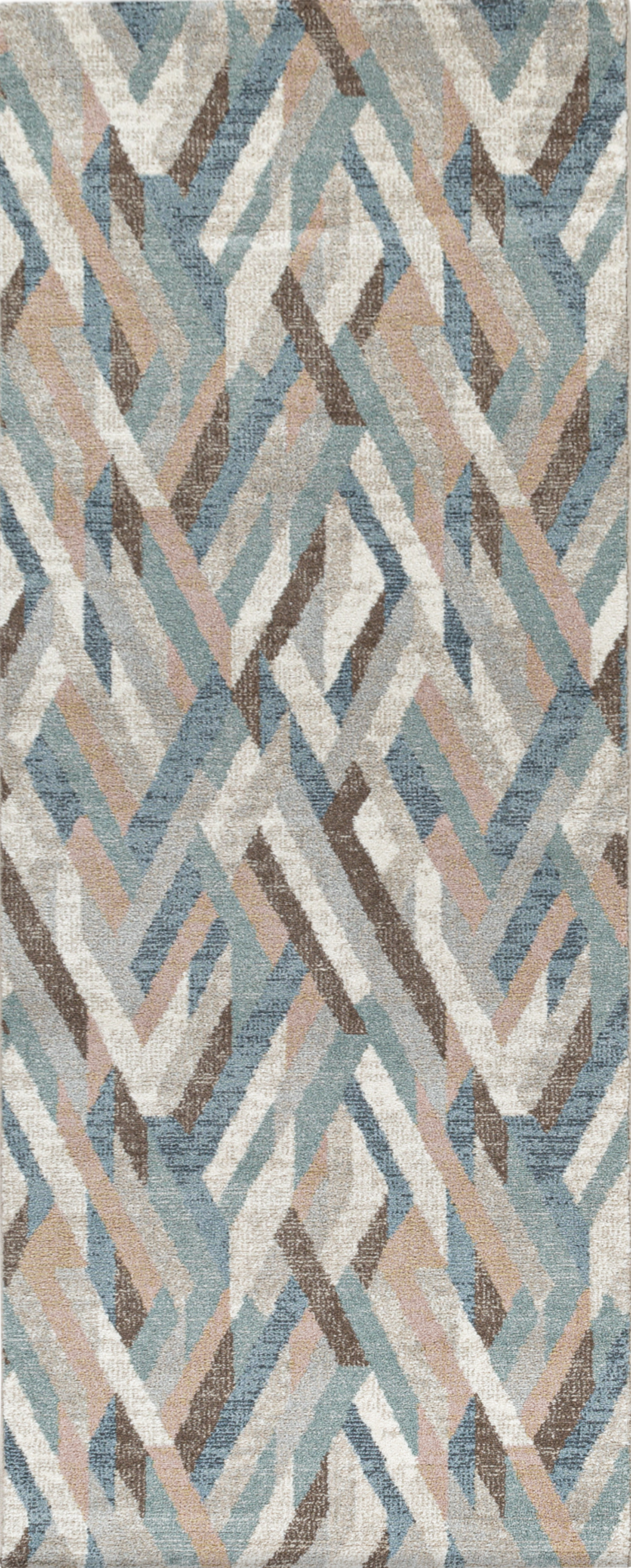 Tappeto moderno a strisce per soggiorno | Multicolore