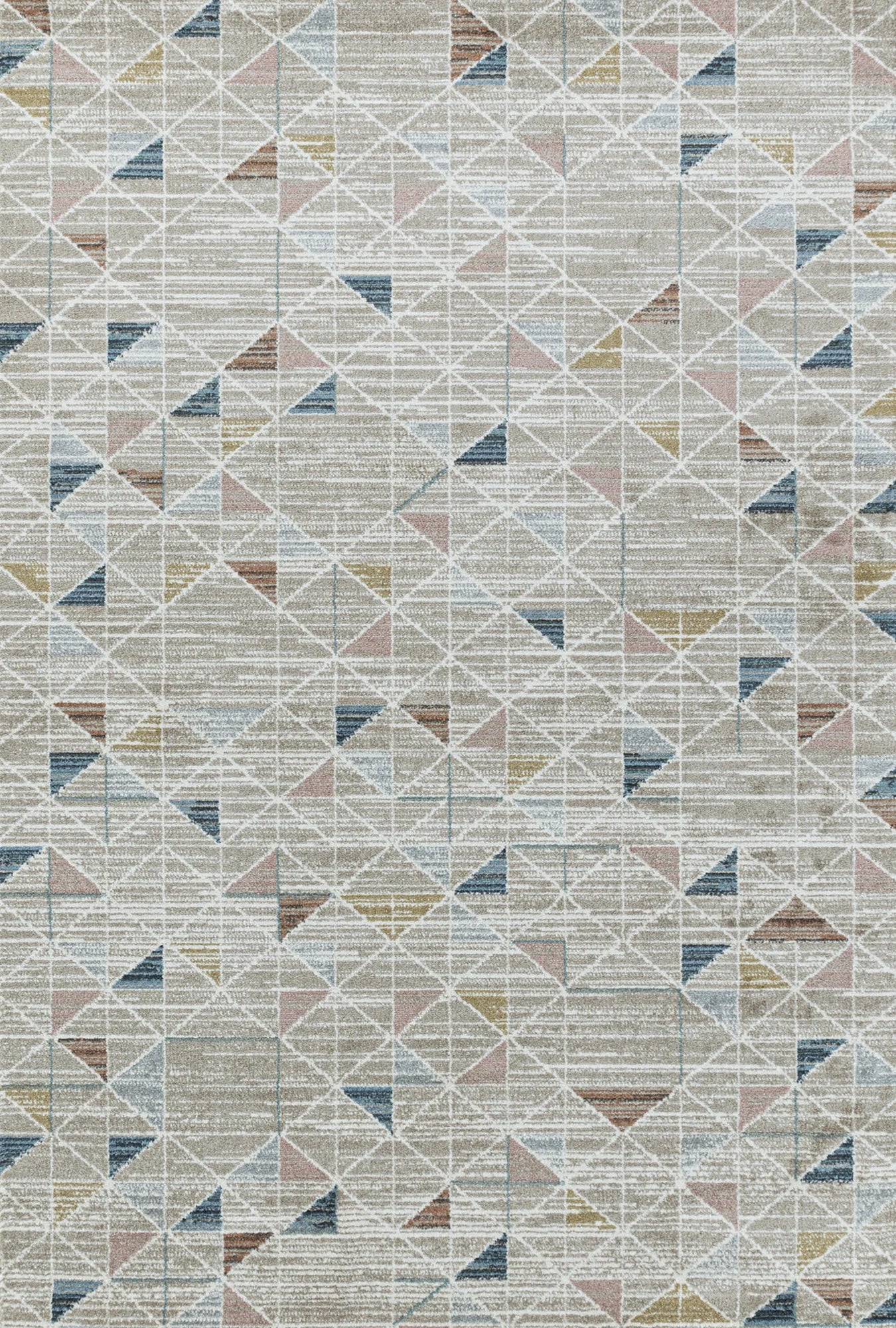 Triangle Vintage Modern Rug | Multi