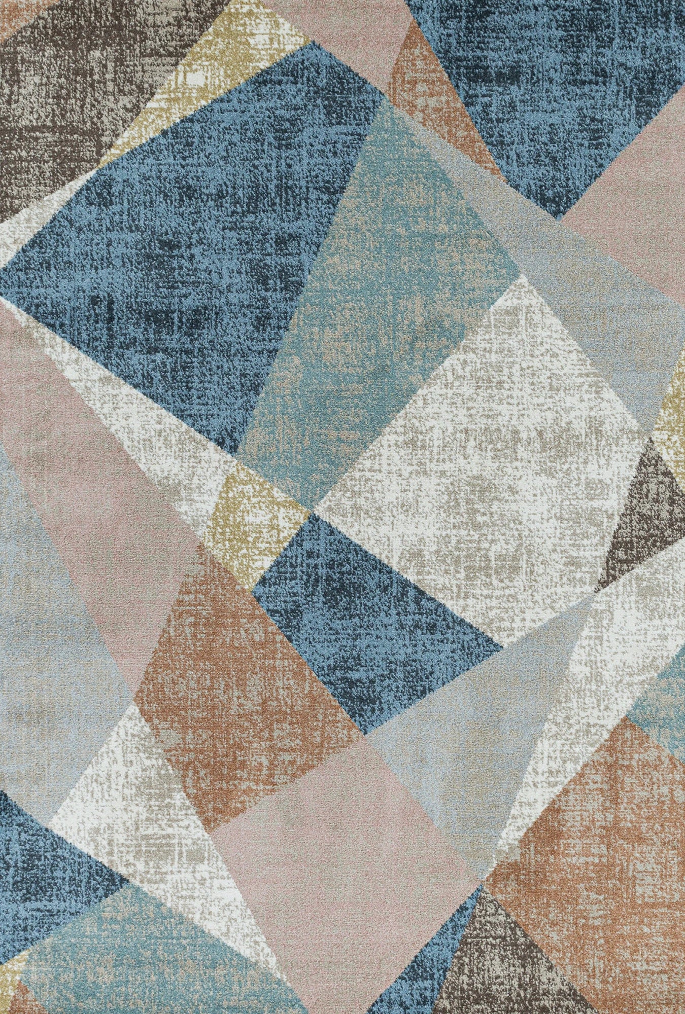 Artistic Polygon Living Room Rug | Multi