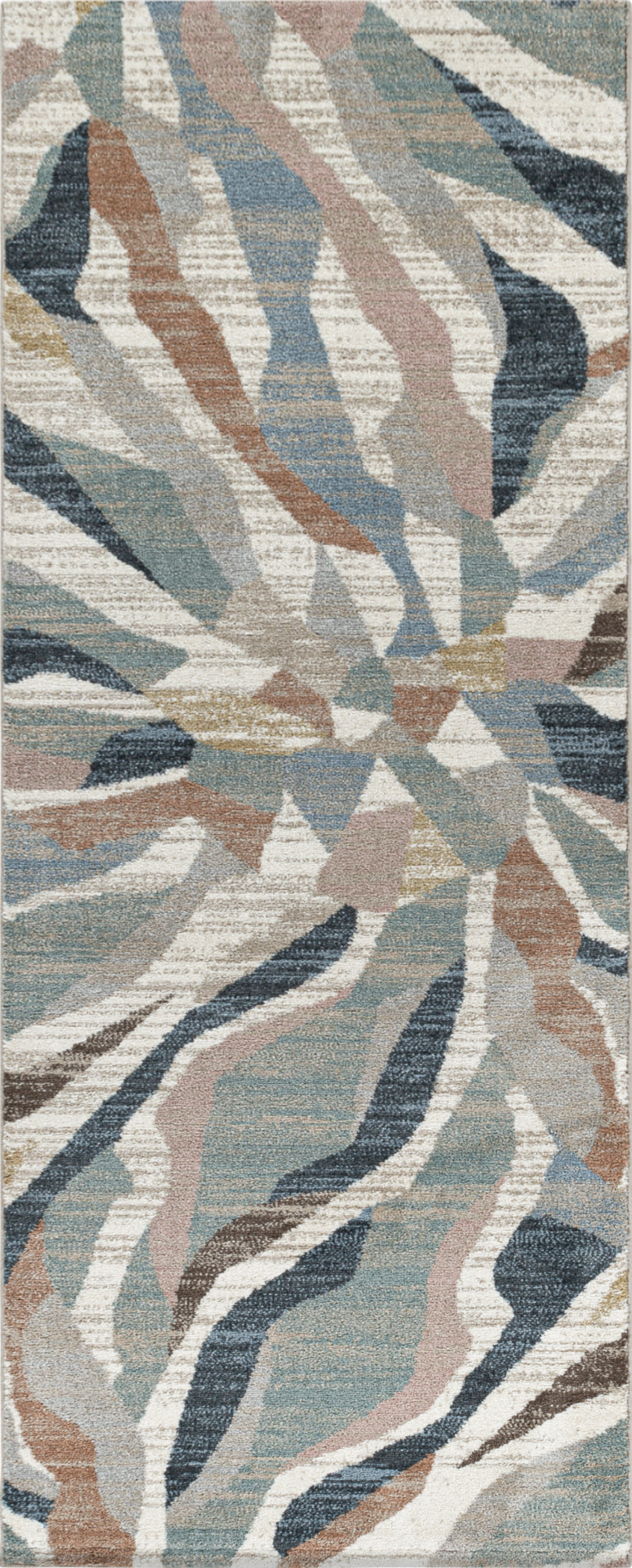 Modernist Abstract Living Room Rug | Multi