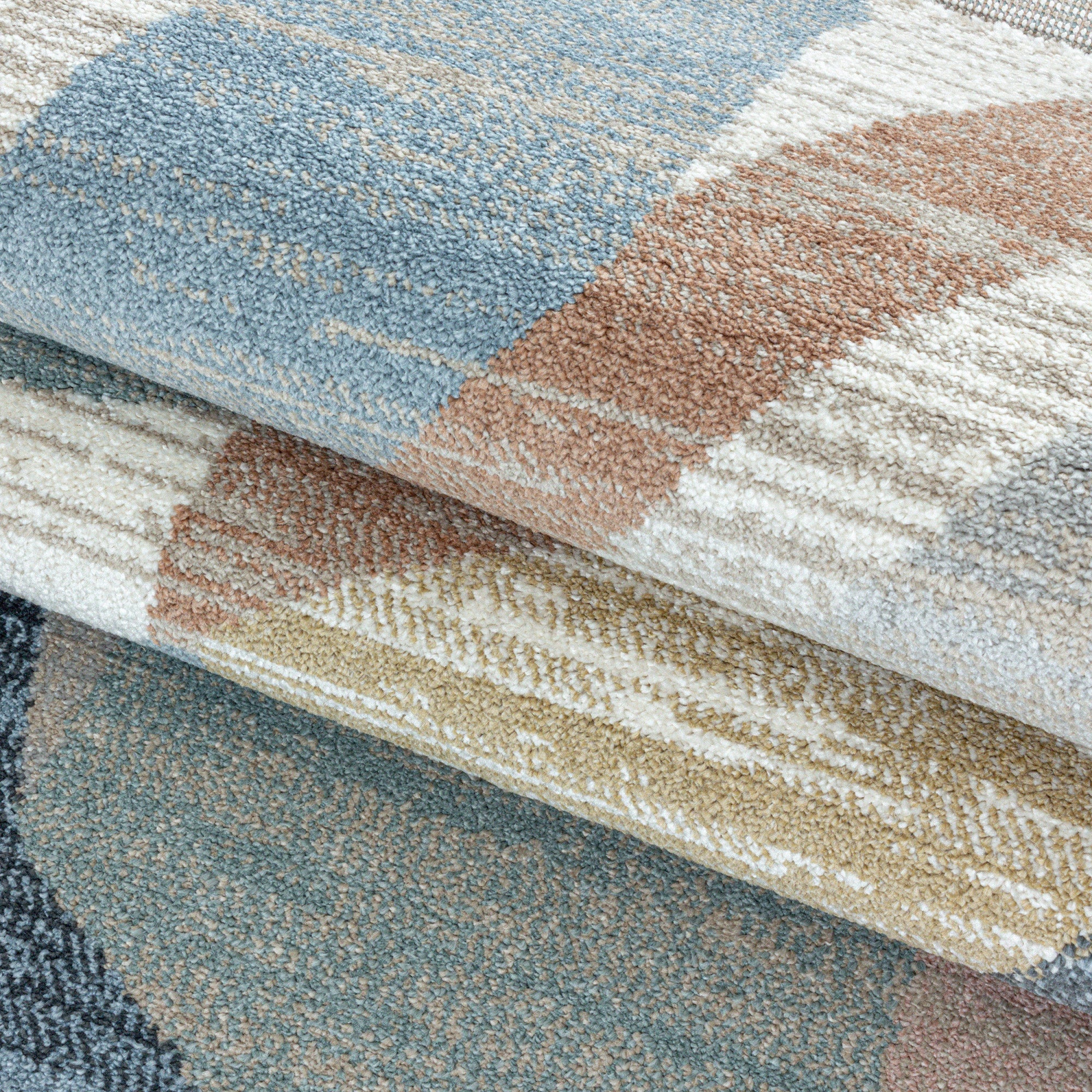 Modernist Abstract Living Room Rug | Multi