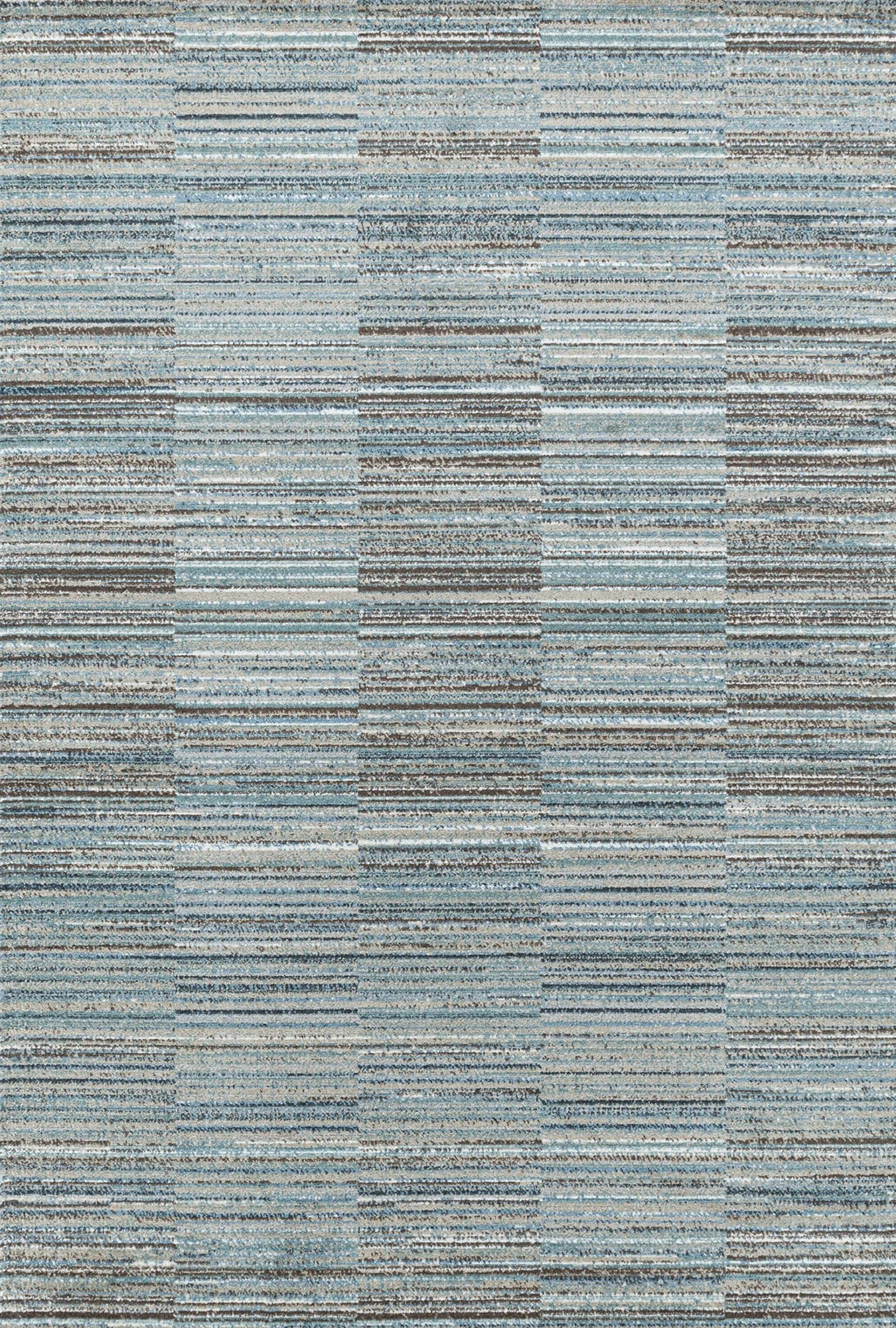 Striped Banded Rug | Gray