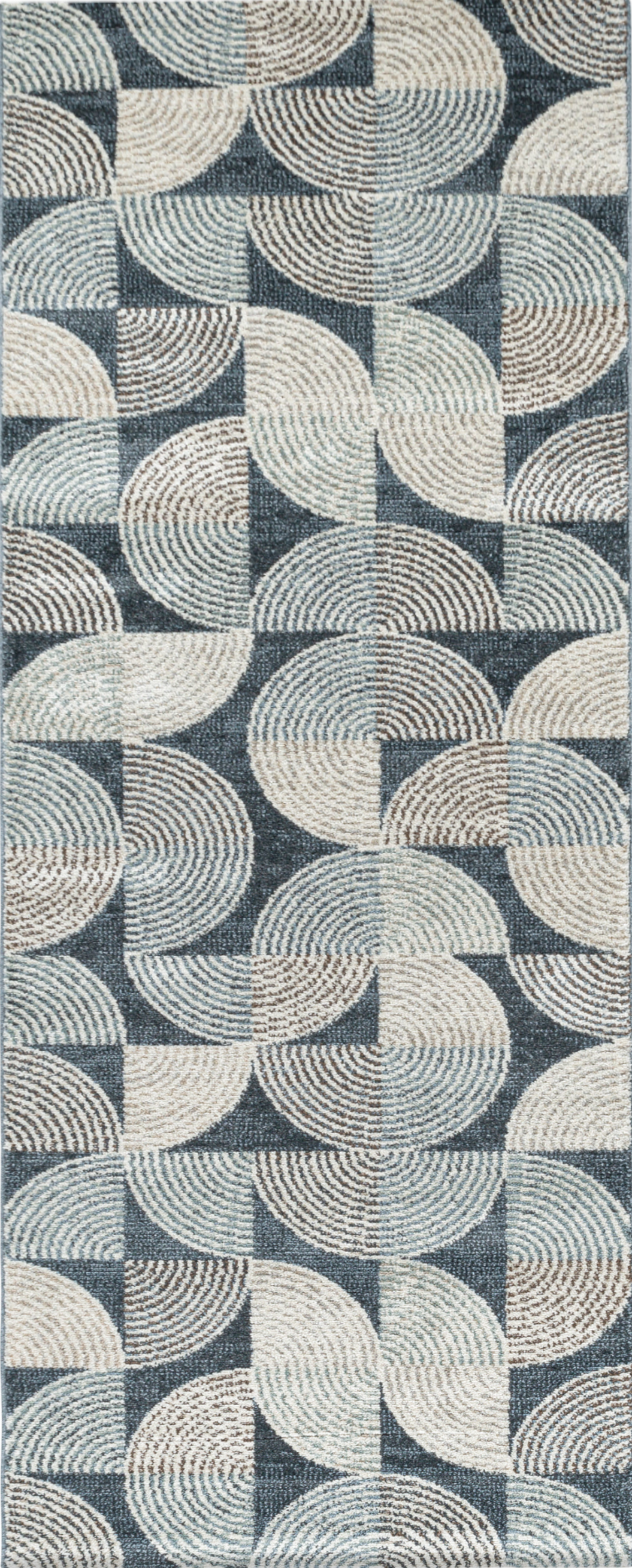 Geometric Polygon Rug | Navy