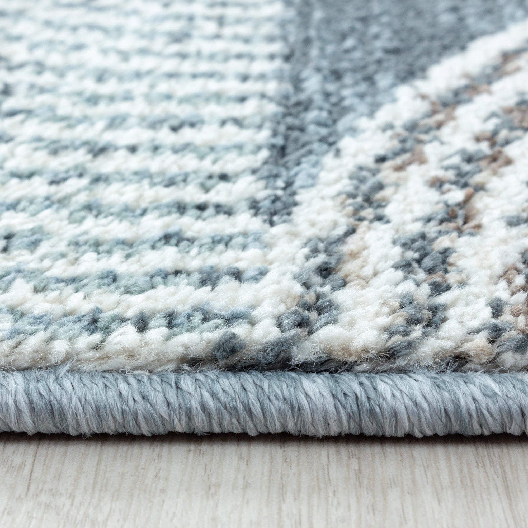 Geometric Polygon Rug | Navy