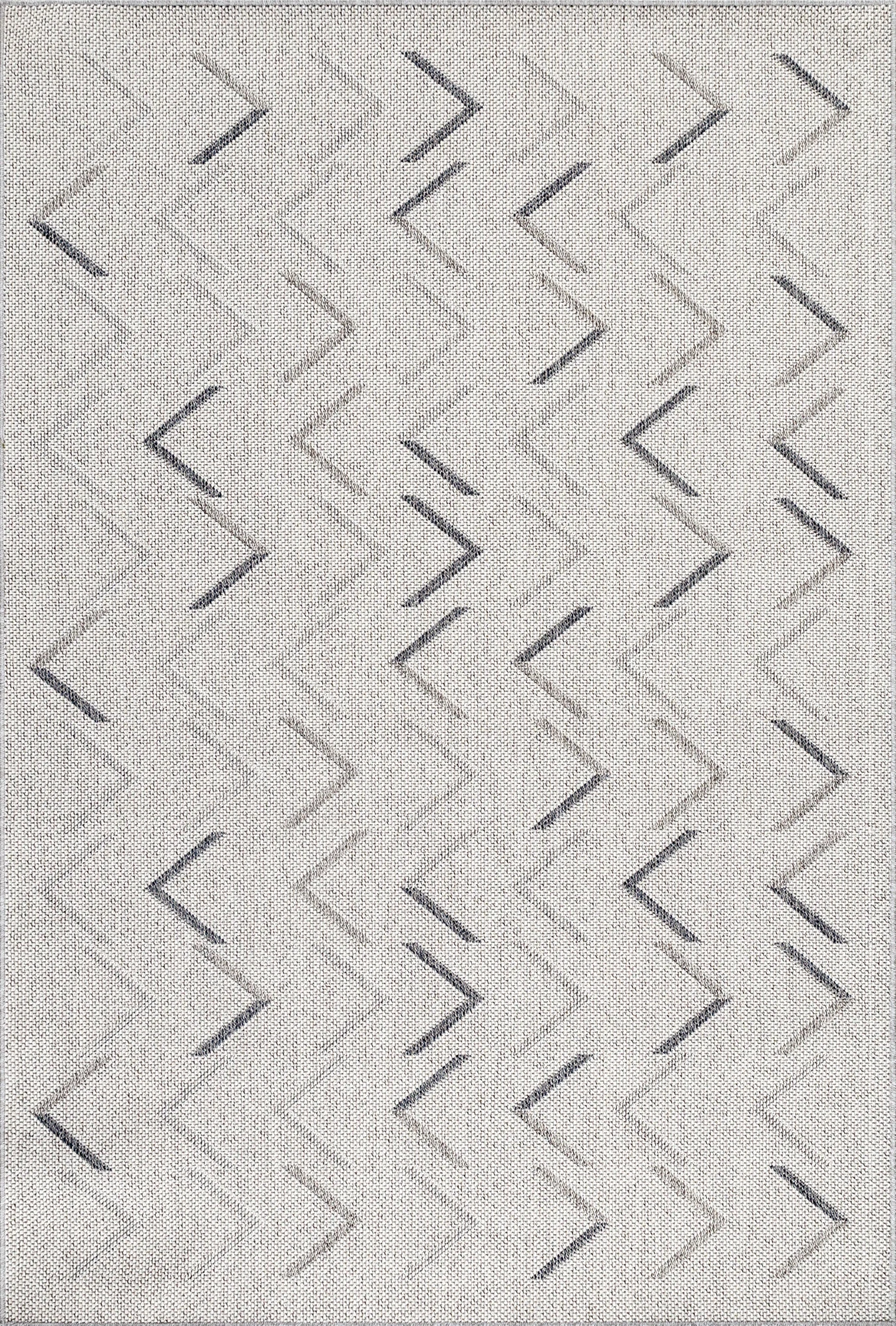 Boho Zigzag Carpet | Cream