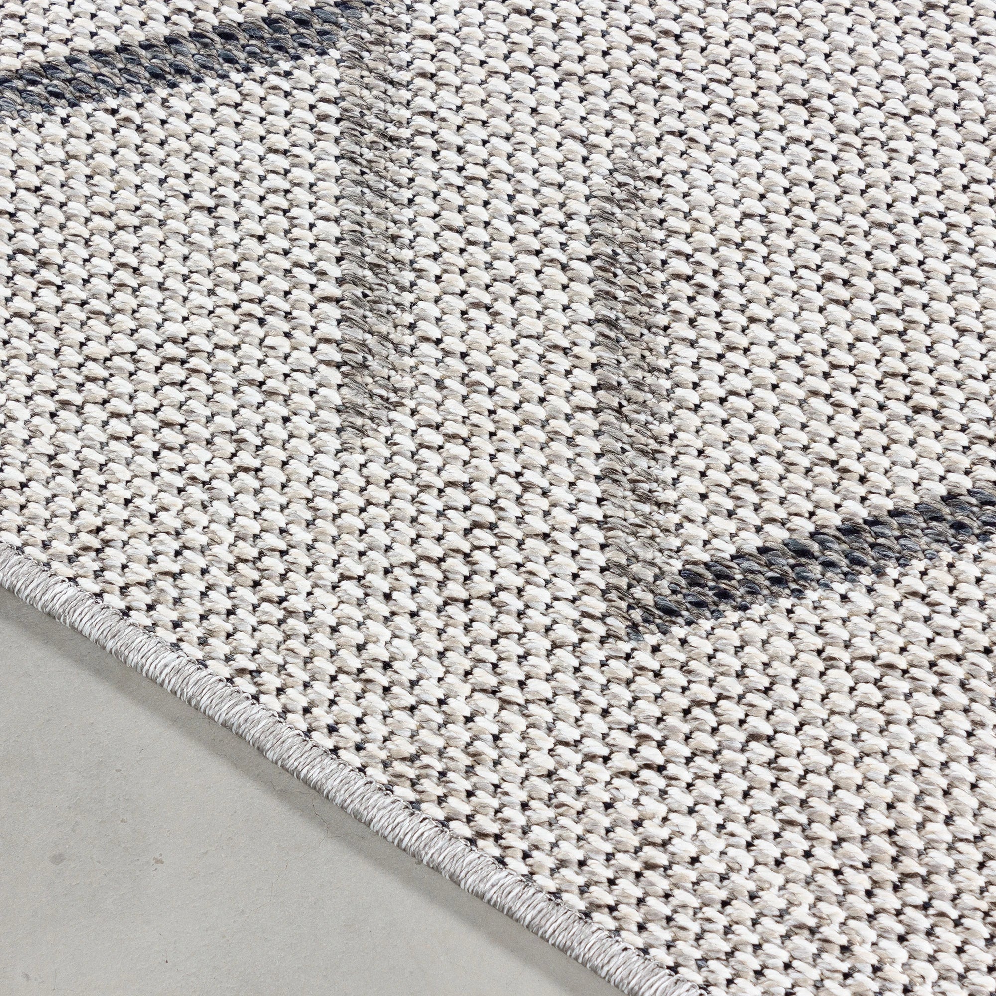 Boho Zigzag Carpet | Cream